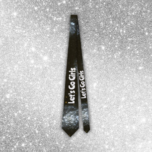 Monogrammed Spiral Galaxy Neck Tie