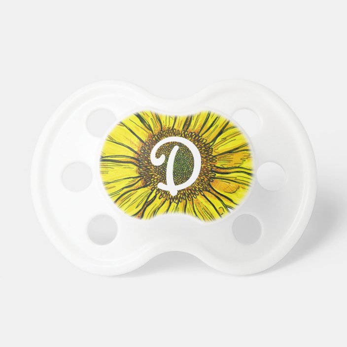 sunflower pacifier