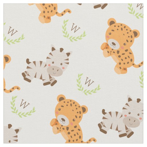 Monogrammed | Sweet Safari Fabric