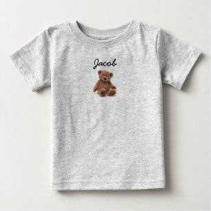 Monogrammed Teddy bear t-shirt