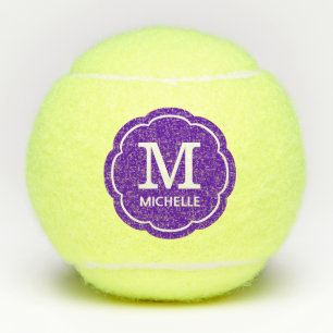 Monogrammed Tennis Balls