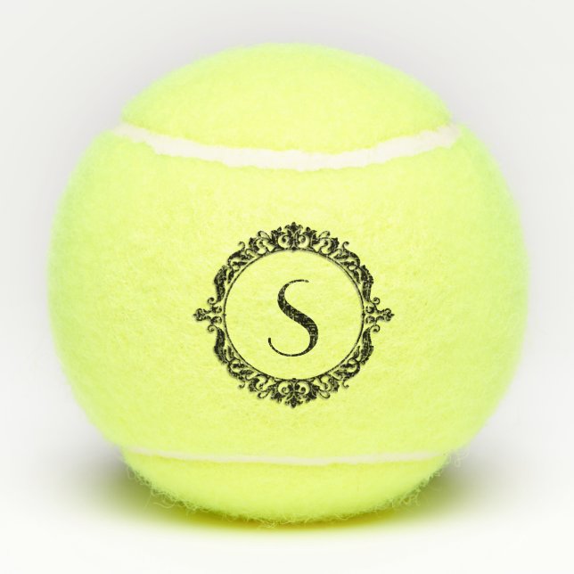 Monogrammed Tennis Balls (Back)