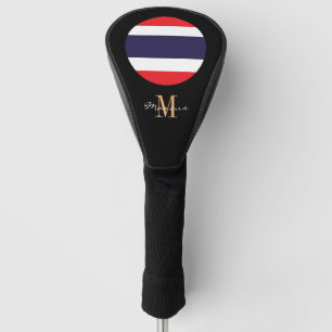Monogrammed & Thai Flag Golf Clubs Covers