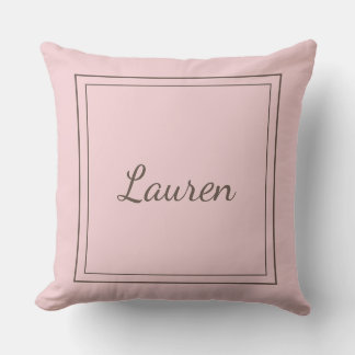 Monogrammed Throw Pillow