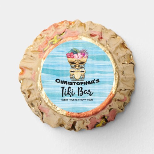 Monogrammed Tiki Bar Party Reeses Peanut Butter Cups