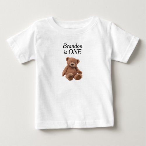 Monogrammed toddler age T-Shirt