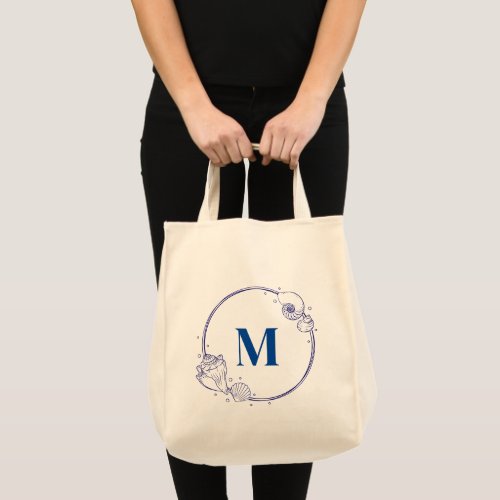 Monogrammed tote bag