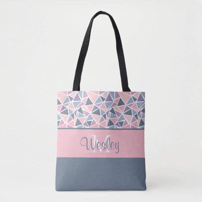 Monogrammed Tote Bag (Front)