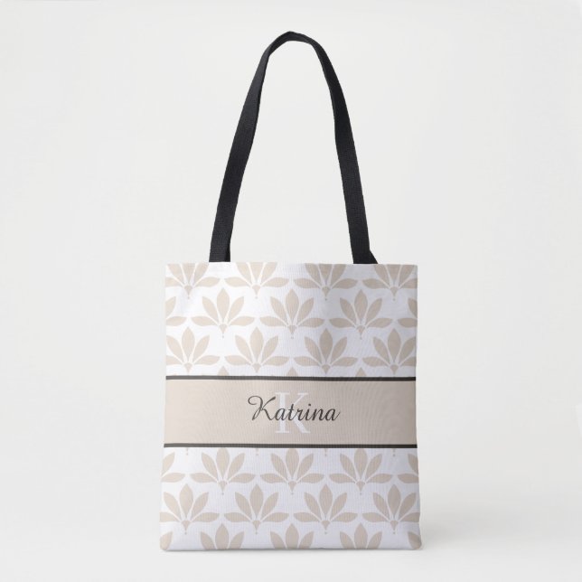 Monogrammed Tote Bag (Front)
