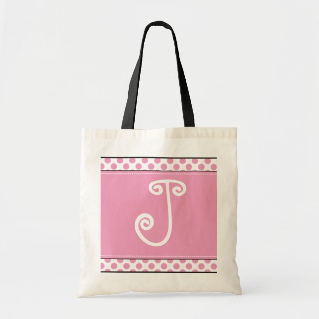 Monogrammed tote bags (Front)