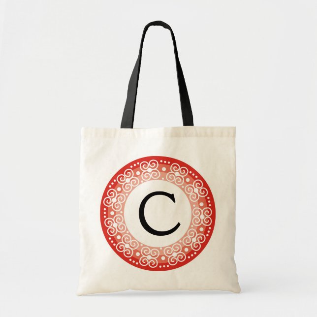 Monogrammed tote bags (Front)