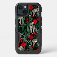 Monogrammed Tropical Leopard in the Jungle