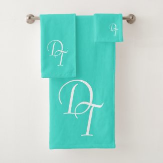 Monogrammed -  Turqoise
