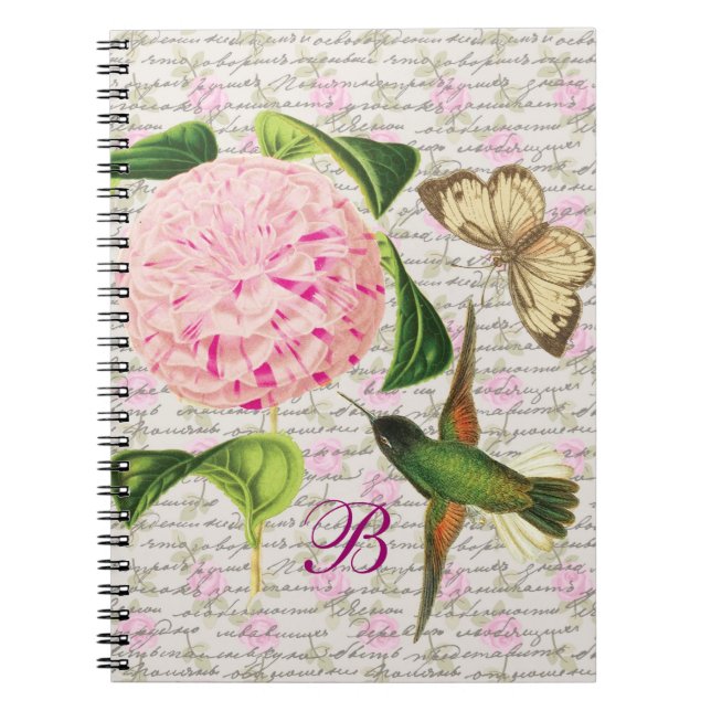 Monogrammed Vintage Dream Notebook (Front)