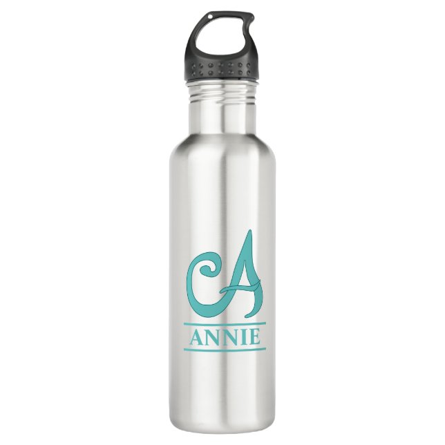 Monogrammed Water Bottle (Front)
