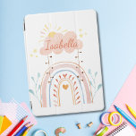 Monogrammed Watercolor Cute Rainbow Kids iPad Mini Cover<br><div class="desc">Spark creativity and capture precious memories with our Monogrammed Watercolor Cute Rainbow Kids iPad Air Cover. The whimsical watercolor rainbow design adds a touch of joy and playfulness to this delightful item.</div>