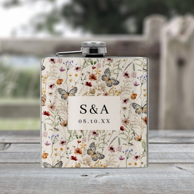Monogrammed Wedding Flask (Monogrammed Wedding Flask
)