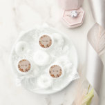 Monogrammed Wedding Life Saver® Mints<br><div class="desc">Monogrammed Wedding Life Saver® Mints. These elegant life saver mints with wedding monogram feature hand-painted watercolor burnt orange and terracotta leaves,  cream and beige dahlias,  and beautiful rust-colored roses arranged as a stylish wreath on a taupe background.  Find matching items in the Taupe Autumn Romance Collection.</div>