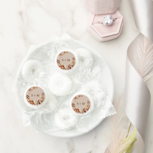 Monogrammed Wedding Life Saver Mints