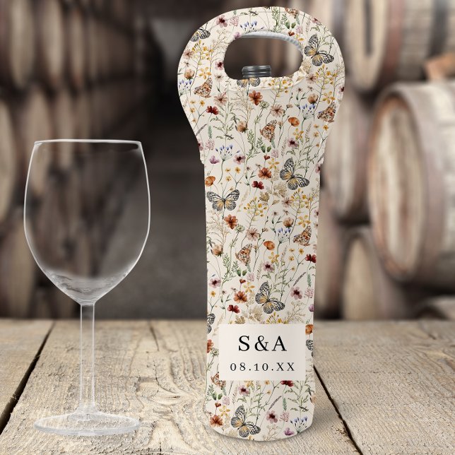 Monogrammed Wedding Wine Bag (Monogrammed Wedding Wine Bag
)