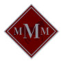 Monogrammed Wine Red + Silver Horse Tack Trunk Sticker