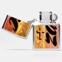 Zippo 3D Logo Design Black Ice® Windproof Lighter