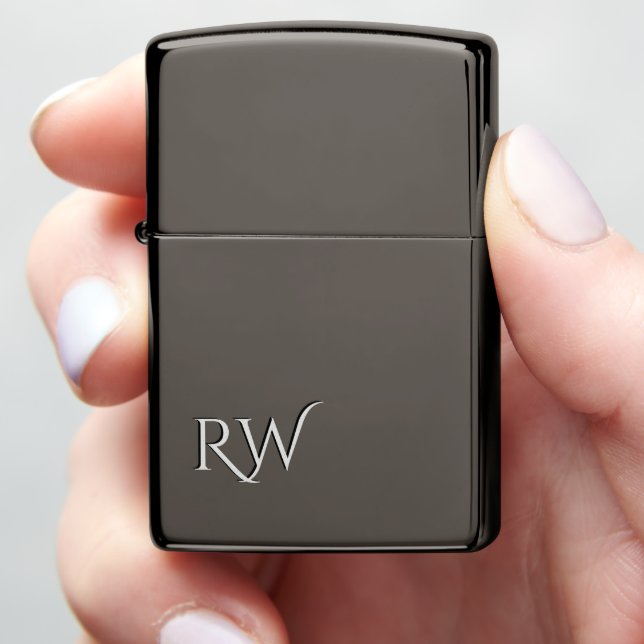 Monogrammed  zippo lighter (In Hand)