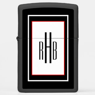 Monogrammed Zippo Lighter Gift For Him