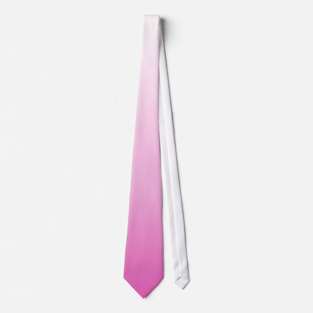 monograms blush pink magenta cherry blossom pink neck tie (Front)
