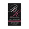 Monograms Business Cards Makeup Artist Pink