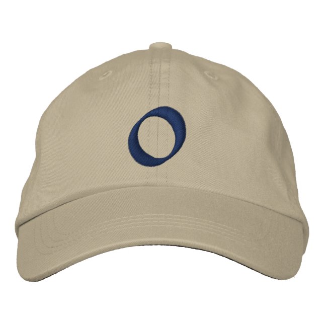 MONOGRAMS EMBROIDERED BASEBALL CAP (Front)