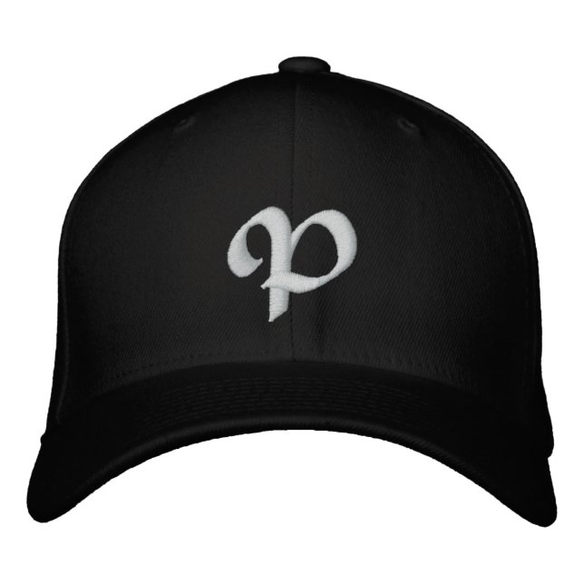 MONOGRAMS EMBROIDERED BASEBALL HAT (Front)