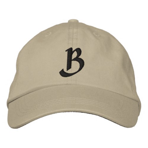 MONOGRAMS EMBROIDERED BASEBALL HAT