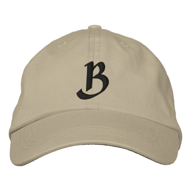 MONOGRAMS EMBROIDERED BASEBALL HAT (Front)