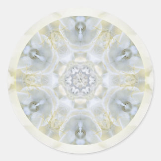 Monoi Gardenia Angels Classic Round Sticker