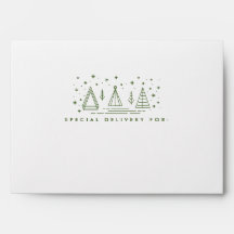 Monoline Christmas Trees