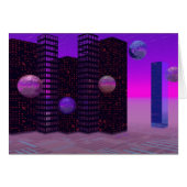 Monolith Quest, Abstract City Violet (Front Horizontal)