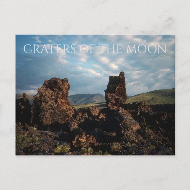Monoliths, North Crater Flow Trail Postcard (Front)