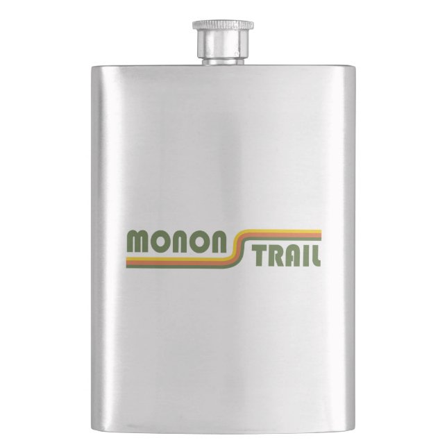 Monon Trail Indiana Flask (Front)