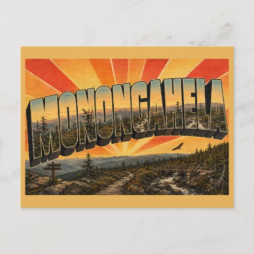 Monongahela National Forest Allegheny Mountains Postcard