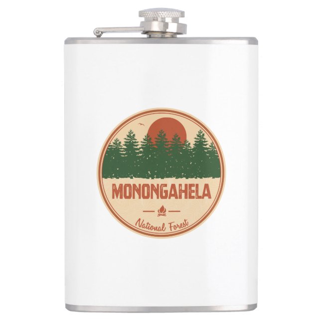 Monongahela National Forest Flask (Front)