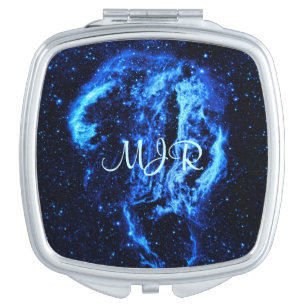Monongram Cygnus Loop Nebula outer space picture Compact Mirror