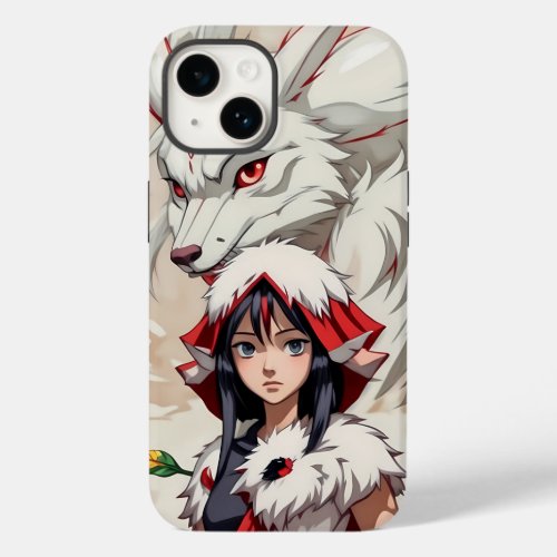 Mononoke Girl Style Anime Case_Mate iPhone 14 Case