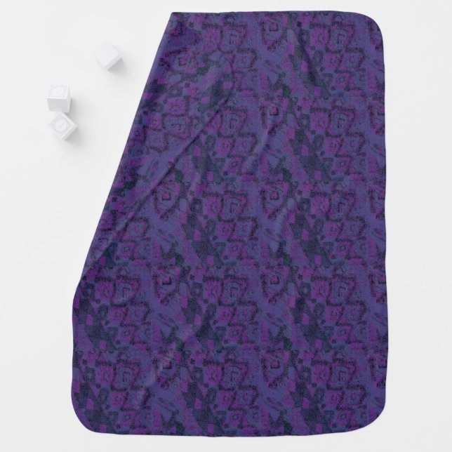 Monopoly Purple Baby Blanket (In Situ)