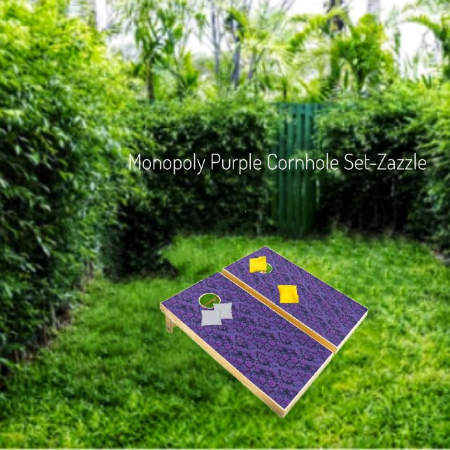 Monopoly Purple   Cornhole Set (Creator Uploaded)