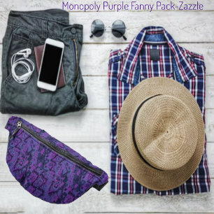 Monopoly Purple Fanny Pack