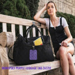 Monopoly Purple  Luggage Tag