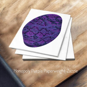 Monopoly Purple Paperweight