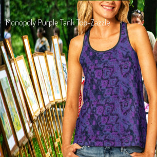 Monopoly Purple Tank Top