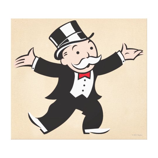 Monopoly | Uncle Pennybags Canvas Print